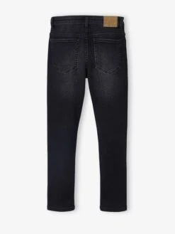 Jean Slim Effet Destroy - Denim Black -Vertbaudet Soldes Boutique jean slim effet destroy 5