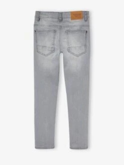 Jean Slim MorphologiK FIN "waterless" Garçon - Denim Brut -Vertbaudet Soldes Boutique jean slim morphologik fin waterless garcon 35