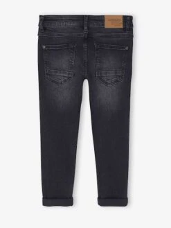 Jean Slim MorphologiK MEDIUM "waterless" Garçon - Denim Gris -Vertbaudet Soldes Boutique jean slim morphologik medium waterless garcon 23