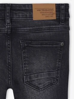 Jean Slim MorphologiK MEDIUM "waterless" Garçon - Denim Gris -Vertbaudet Soldes Boutique jean slim morphologik medium waterless garcon 25