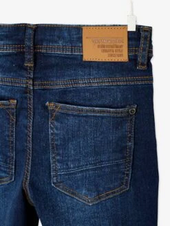 Jean Slim MorphologiK MEDIUM "waterless" Garçon - Denim Gris -Vertbaudet Soldes Boutique jean slim morphologik medium waterless garcon 32