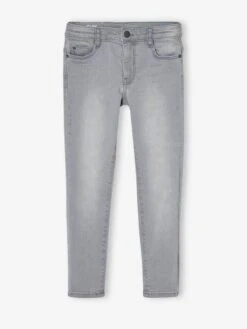 Jean Slim MorphologiK MEDIUM "waterless" Garçon - Denim Gris -Vertbaudet Soldes Boutique jean slim morphologik medium waterless garcon 33