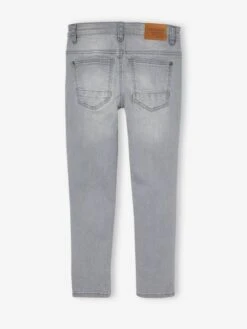 Jean Slim MorphologiK MEDIUM "waterless" Garçon - Denim Gris -Vertbaudet Soldes Boutique jean slim morphologik medium waterless garcon 35