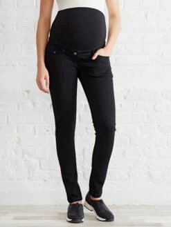 Jean Slim Stretch De Grossesse Entrejambe 85 - Denim Black -Vertbaudet Soldes Boutique jean slim stretch de grossesse entrejambe 85 5