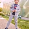 Converse Jogging Enfant Signature Chuck Patch - Gris -Vertbaudet Soldes Boutique jogging enfant signature chuck patch 14