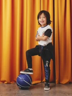 Jogging Garçon Maxi Typo - Noisette -Vertbaudet Soldes Boutique jogging garcon maxi typo 2