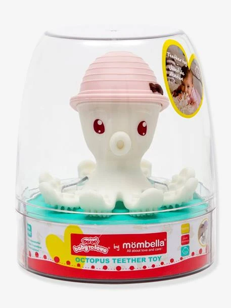 Jouet De Dentition Bonnie La Pieuvre Baby To Love - Rose Pale 8 Jouet De Dentition Bonnie La Pieuvre Baby To Love - Rose Pale – Image 8