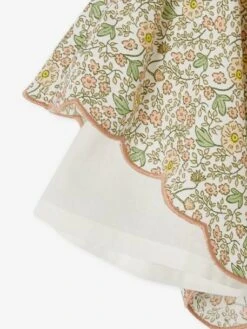 Jupe Cérémonie Motifs Fleurs Style Bohème Fille - Vanille -Vertbaudet Soldes Boutique jupe ceremonie motifs fleurs style boheme fille 2