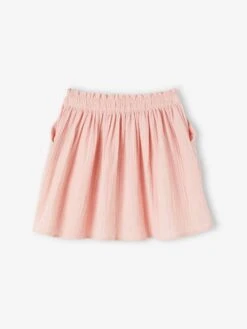Jupe Couleur En Gaze De Coton Fille - Violet -Vertbaudet Soldes Boutique jupe couleur en gaze de coton fille 27
