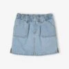 Jupe En Jean Basics Fille - Denim Brut