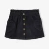 Jupe En Velours Poches Coeur Fille - Anthracite -Vertbaudet Soldes Boutique jupe en velours poches coeur fille 18