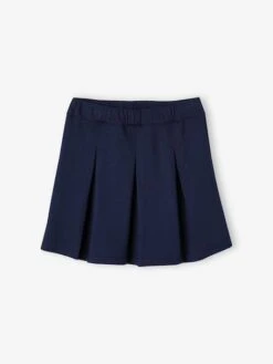 Jupe Plissée Enfilage Facile Fille - Marine -Vertbaudet Soldes Boutique jupe plissee enfilage facile fille 10