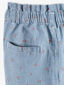 Jupe Rayée Fille - Rayé Bleu -Vertbaudet Soldes Boutique jupe rayee fille 11