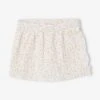 Jupe-short à Fleurs Cérémonie Fille - Rose Imprimé -Vertbaudet Soldes Boutique jupe short a fleurs ceremonie fille