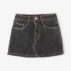 Jupe Short En Jean Fille - Bleu Moyen 23 Jupe Short En Jean Fille - Bleu Moyen -Vertbaudet Soldes Boutique jupe short en jean fille