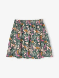 Jupe Tournante Imprimée Fille - Bleu Chambray -Vertbaudet Soldes Boutique jupe tournante imprimee fille 46