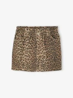 Jupe Trapèze Style Paperbag Fille Facile à Enfiler - Rose Bonbon