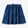 Cyrillus Jupe Volantée Fille En Denim Light - Bleu Jean 18 Cyrillus Jupe Volantée Fille En Denim Light - Bleu Jean -Vertbaudet Soldes Boutique jupe volantee fille en denim light