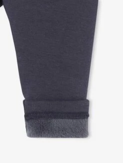 Legging Bébé Doublé En Maille Polaire - Rose Poudré -Vertbaudet Soldes Boutique legging bebe double en maille polaire 8