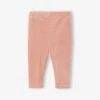 Legging Bébé En Velours Côtelé - Rose Poudré -Vertbaudet Soldes Boutique legging bebe en velours cotele 6