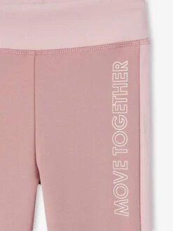 Legging De Sport Fille Bandes Côtes - Gris Chiné 23 Legging De Sport Fille Bandes Côtes - Gris Chiné -Vertbaudet Soldes Boutique legging de sport fille bandes cotes 35