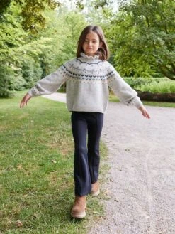 Legging Fille Flare - Camel 12 Legging Fille Flare - Camel -Vertbaudet Soldes Boutique legging fille flare 12