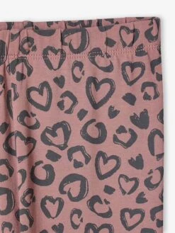 Legging Fille Imprimé - Bois De Rose -Vertbaudet Soldes Boutique legging fille imprime 47
