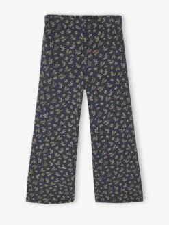 Legging Fille Large Polaire - Marron Imprimé -Vertbaudet Soldes Boutique legging fille large polaire 10