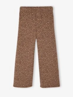 Legging Fille Large Polaire - Marron Imprimé -Vertbaudet Soldes Boutique legging fille large polaire 14