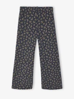 Legging Fille Large Polaire - Marine 11 Legging Fille Large Polaire - Marine -Vertbaudet Soldes Boutique legging fille large polaire 2