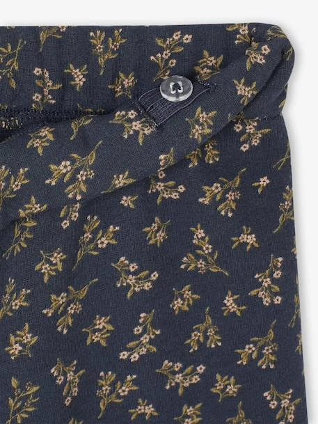 Legging Fille Large Polaire - Marine 4 Legging Fille Large Polaire - Marine – Image 4