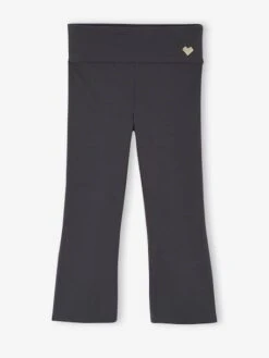 Legging Large De Danse Fille - Anthracite