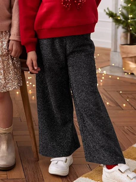 Legging Large Fille - Anthracite 1 Legging Large Fille - Anthracite