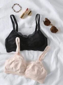 Lot 2 Brassières Grossesse Et Allaitement Sans Coutures - Anthracite -Vertbaudet Soldes Boutique lot 2 brassieres grossesse et allaitement sans coutures 2
