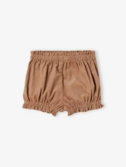 Lot 2 Shorts Velours - Cappuccino -Vertbaudet Soldes Boutique lot 2 shorts velours 2