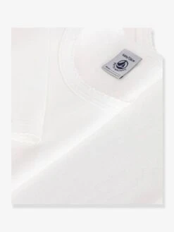 PETIT BATEAU Lot 2 T-shirts Manches Longues - Blanc -Vertbaudet Soldes Boutique lot 2 t shirts manches longues 2