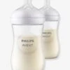 Lot De 2 Biberons 260 Ml Philips AVENT Natural Response - Transparent -Vertbaudet Soldes Boutique lot de 2 biberons 260 ml philips avent natural response