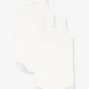 PETIT BATEAU Lot De 2 Bodies à Bretelles - Blanc -Vertbaudet Soldes Boutique lot de 2 bodies a bretelles