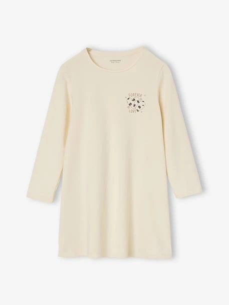 Lot De 2 Ensembles Chemises De Nuit Legging Fille Léopard - écru 3 Lot De 2 Ensembles Chemises De Nuit Legging Fille Léopard - écru – Image 3