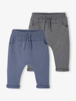 Lot De 2 Pantalons En Molleton Bébé - Cappuccino