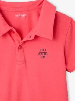 Lot De 2 Polos Garçon Unis Manches Courtes - Lot Bleu -Vertbaudet Soldes Boutique lot de 2 polos garcon unis manches courtes 42