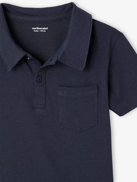 Lot De 2 Polos Garçon Unis Manches Courtes - Corail 6 Lot De 2 Polos Garçon Unis Manches Courtes - Corail – Image 6