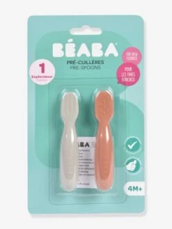 Beaba Lot De 2 Pré-cuillères D'apprentissage En - Beige -Vertbaudet Soldes Boutique lot de 2 pre cuilleres dapprentissage en 10