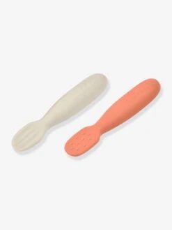 Beaba Lot De 2 Pré-cuillères D'apprentissage En - Beige -Vertbaudet Soldes Boutique lot de 2 pre cuilleres dapprentissage en 9