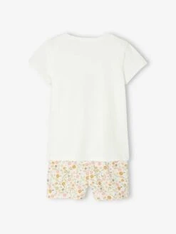 Lot De 2 Pyjamas Fille Flower Power Basics - Bleu Pâle -Vertbaudet Soldes Boutique lot de 2 pyjamas fille flower power basics 6