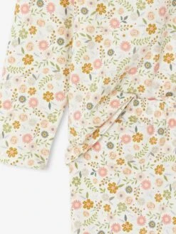 Lot De 2 Pyjamas Fille Flower Power Basics - Bleu Pâle -Vertbaudet Soldes Boutique lot de 2 pyjamas fille flower power basics 8