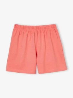 Lot De 2 Pyjashorts Pommes Fille - Rose Pâle -Vertbaudet Soldes Boutique lot de 2 pyjashorts pommes fille 3