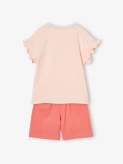 Lot De 2 Pyjashorts Pommes Fille - Rose Pâle -Vertbaudet Soldes Boutique lot de 2 pyjashorts pommes fille 7