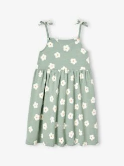 Lot De 2 Robes à Bretelles Fille 1 Imprimée + 1 Unie - Marine -Vertbaudet Soldes Boutique lot de 2 robes a bretelles fille 1 imprimee 1 unie 14