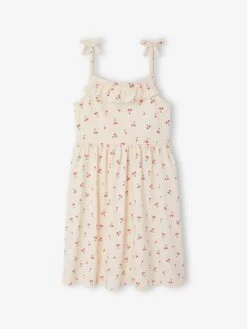 Lot De 2 Robes à Bretelles Fille 1 Imprimée + 1 Unie - Mandarine -Vertbaudet Soldes Boutique lot de 2 robes a bretelles fille 1 imprimee 1 unie 49